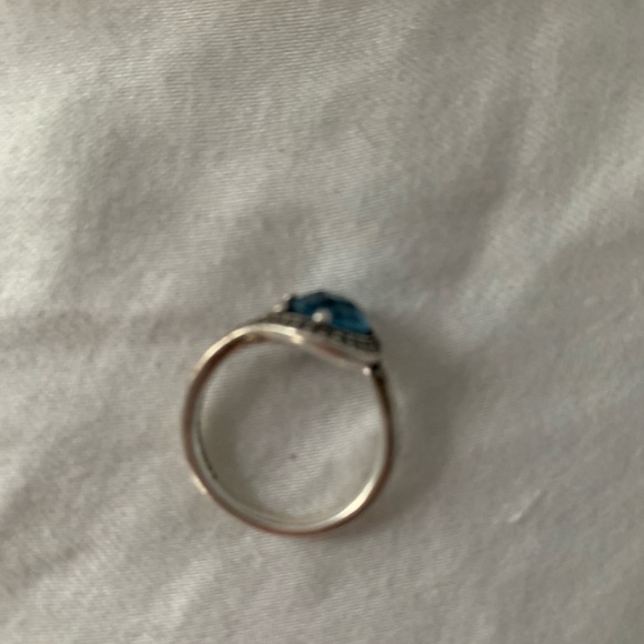 Pandora blue stone ring silver - Picture 3 of 3